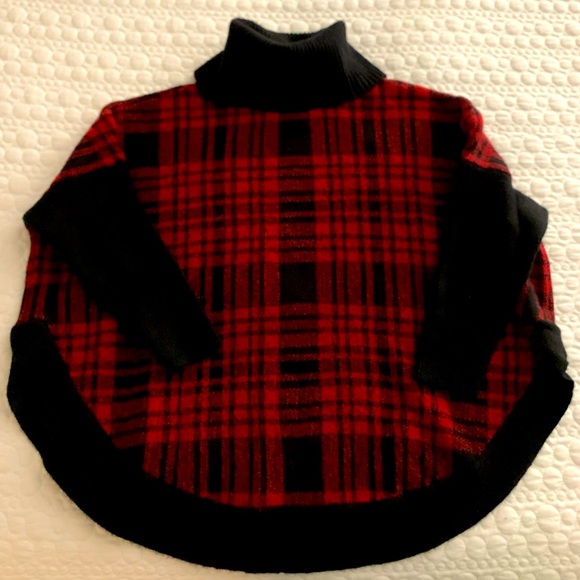 Loft Outlet Red and Black Plaid Turtle Neck
Sweater Size Small - Picture 2 of 7